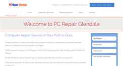 Desktop Screenshot of pcrepairglendale.com